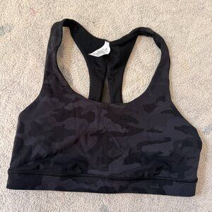 Lululemon Invigorate Bra in the Incognito Camo Multi Grey Size 8